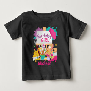 Art Party Birthday shirt Painting Birthday