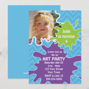 Art Party Invitation