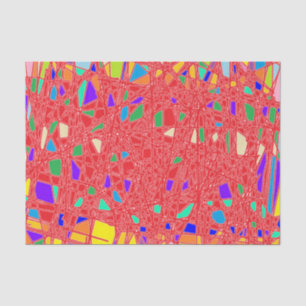 ART PATTERNS MAIN COLOR RED TISSUE PAPER