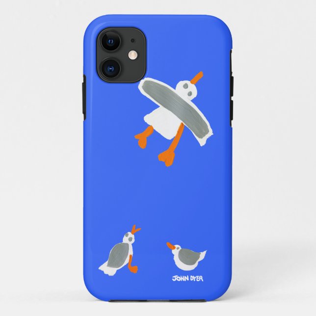 Art Phone Case: John Dyer Seagulls Case-Mate iPhone Case (Back)
