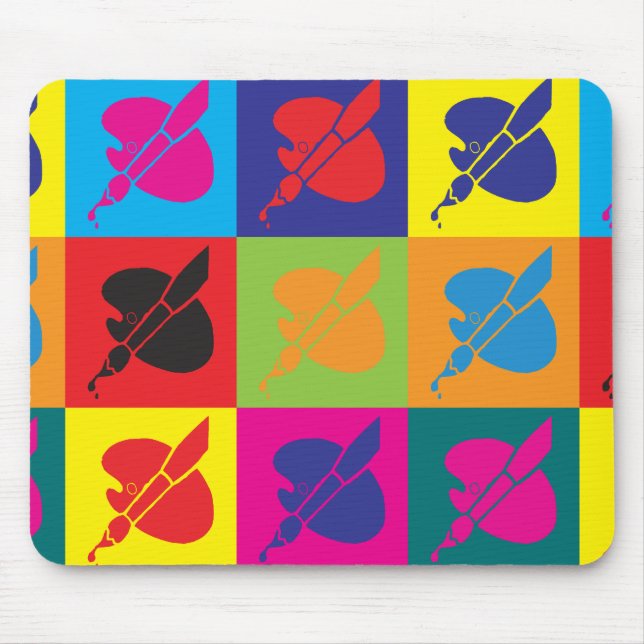 Art Pop Art Mouse Pad (Front)