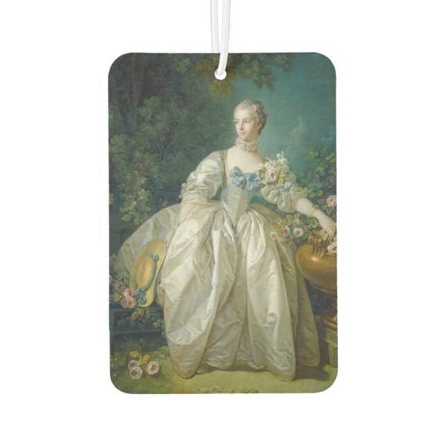 Art Portrait car air freshner Car Air Freshener (Back)