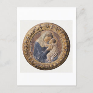 ART POSTCARD: DONATELLO : MADONNA DEI PAZZI : 1386 POSTCARD