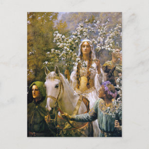 Art Postcard:   Queen Guinevere Postcard