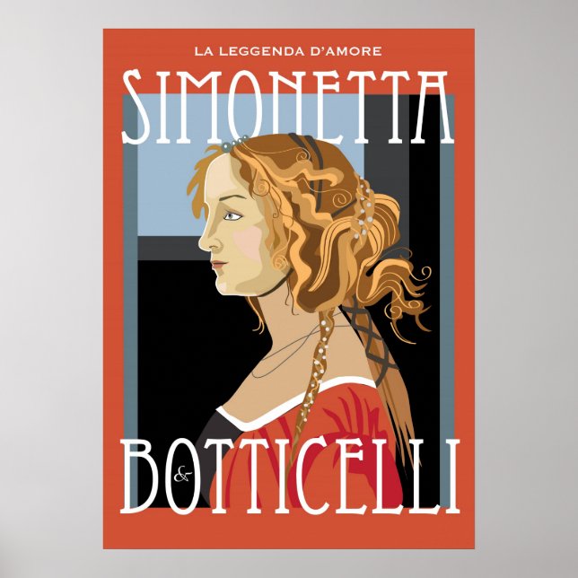 Art Poster: Botticelli Simonetta Vespuci: 20x28 Poster (Front)