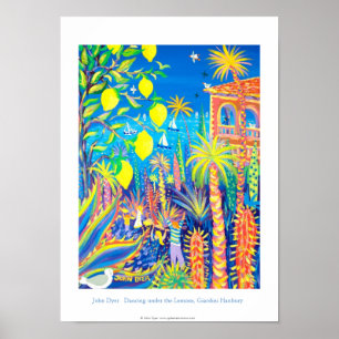 Art Poster: "Dancing under the Lemons" Poster