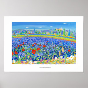 Art Poster: Flowers for Honey, Provence. Cairanne Poster