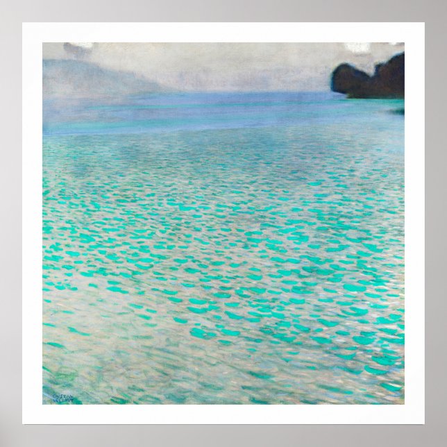 ART POSTER : GUSTAV KLIMT : ATTERSEE (Front)