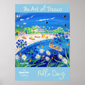 Art Poster: Puffin Days, the Art of Tresco Poster