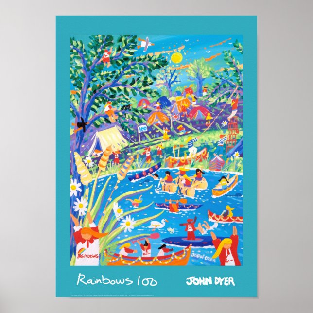 Art Poster: Rainbows 100 Years of Fun ! Poster (Front)