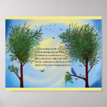Art Poster Spiritual Quote from Sri Aurobindo