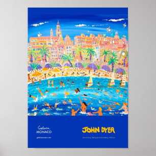 Art Poster: Swimming, Sailing & Snorkelling, Poster