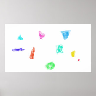 Art Potpourri White Background Minimalism Poster