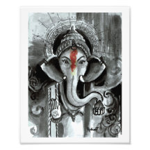 Art Print- Aashirwad Ganesha