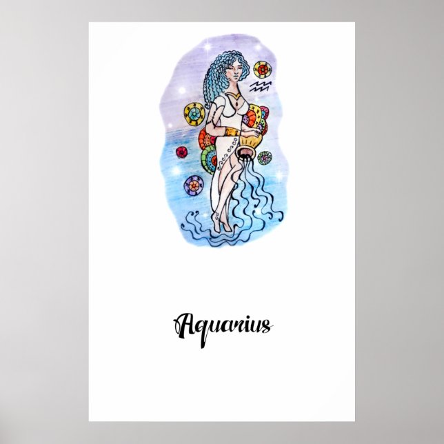 Art print Aquarius (Front)