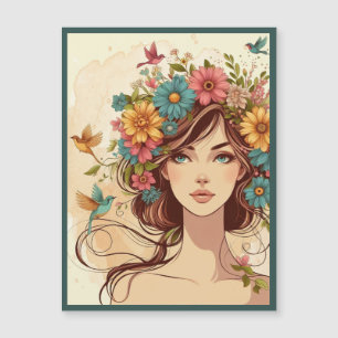Art Print Magnet Card Summers End