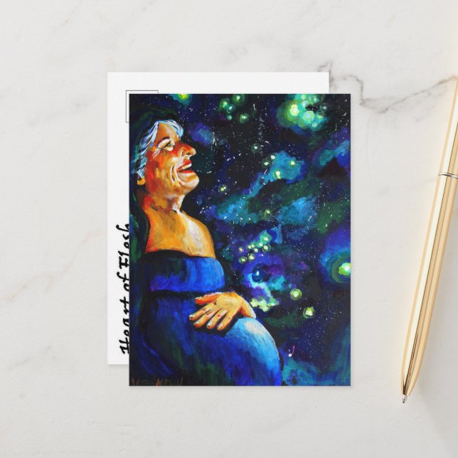 Art Print Postcard - Sarah, Mother of Nations (Front/Back In Situ)