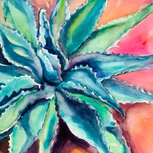 Art Print- Texas Agave Poster