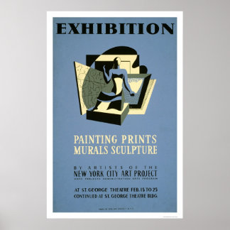 Art Project New York 1940 WPA Poster