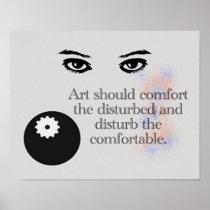 Art - quote about art - Art Print