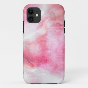 art red avant-garde background hand paint iPhone 11 case