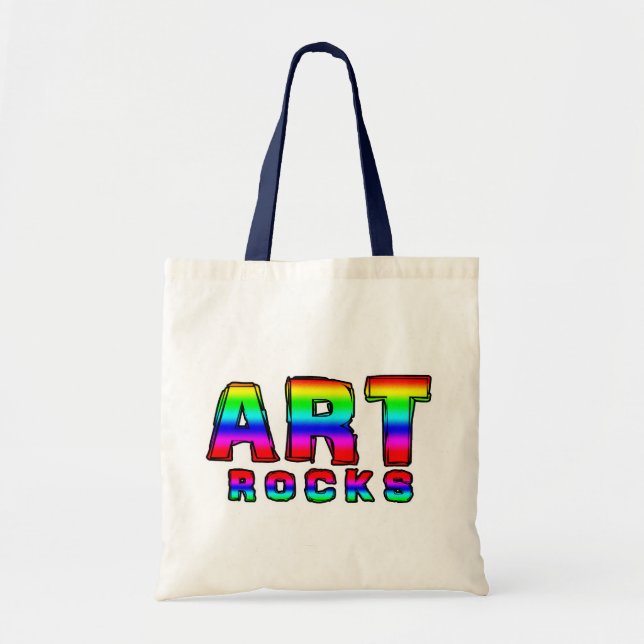 ART ROCKS TOTE BAG (Front)