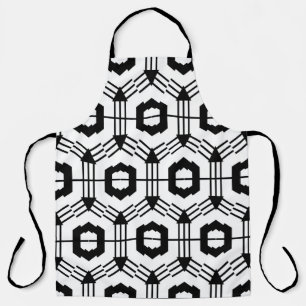 Art seamless pattern. Vintage geometric background Apron