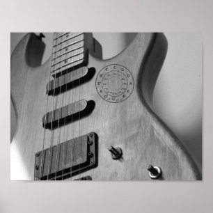 Art Shot Electric Guitar Circle of Fifths Poster