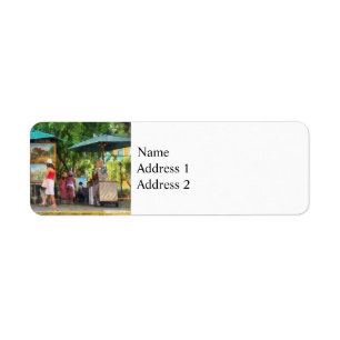 Art Show in San Juan Return Address Label