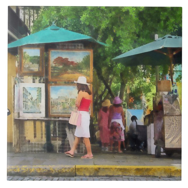 Art Show in San Juan Tile (Front)