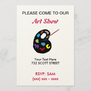 Art Show Invitation