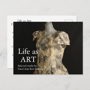 Art Show Invitation Postcard