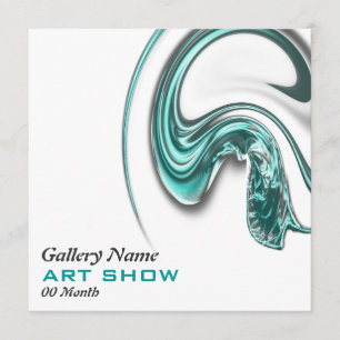 Art show jewelery opening launch CUSTOMIZE Invitation