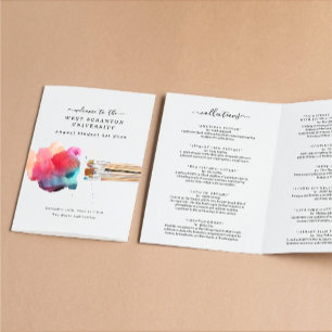 Art Show Program for Studio, School, etc. Flyer