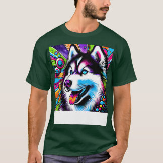 Art Siberian Husky Tee Sleek Canine Couture 1