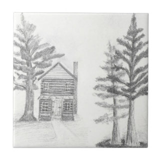 Art Sketch Ceramic Tile