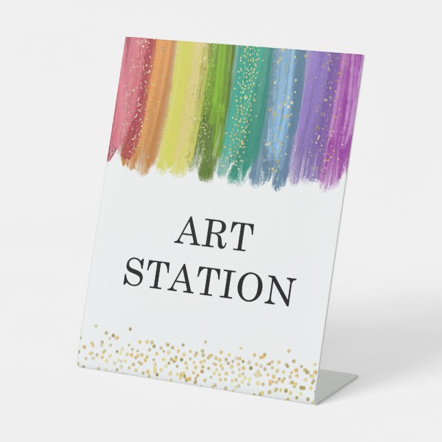 Art Station Table Sign (Front)