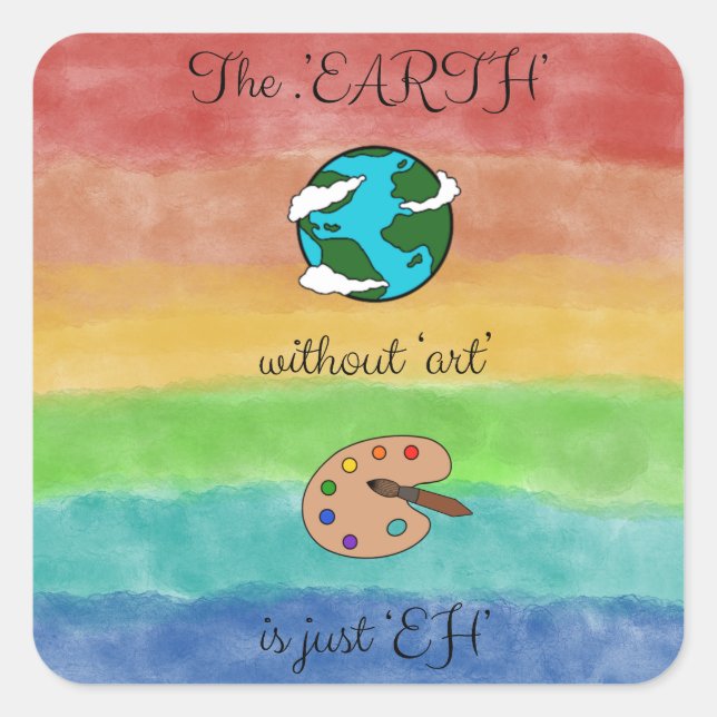 ‘Art’ Sticker set  (Front)