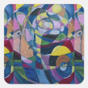 ART STICKERS BY ARTIST PAULA REILLY.