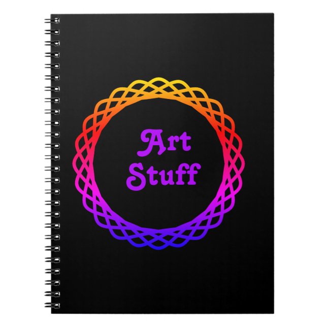 Art Stuff Notebook (Front)