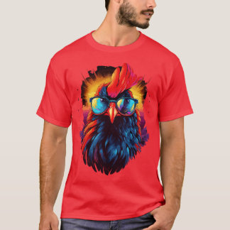 Art Sunglasses Chicken Gifts Funny Chicken 1 T-Shirt