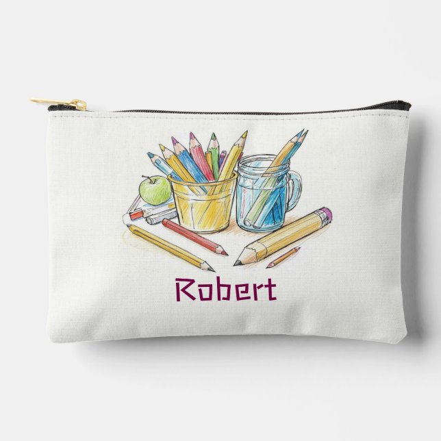 Art Supply Accessory Pouch (Front)