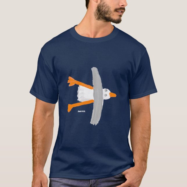 Art T-Shirt: Classic Seagull T-Shirt (Front)