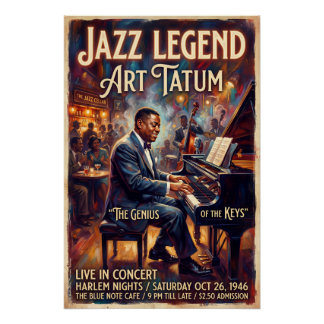 Art Tatum Poster