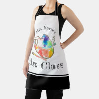 art teacher art class artist apron