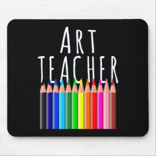 Art Teacher Back To School Creative Artist Gift Mouse Pad