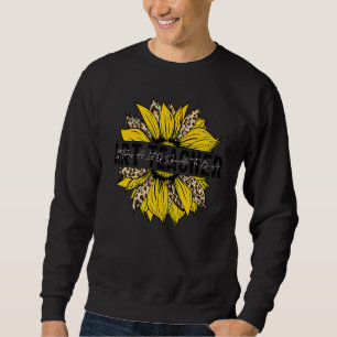 Art Teacher Boho Sunflower Caring Dedicated Loving Sweatshirt