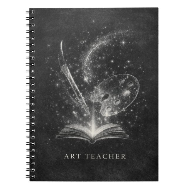 Art Teacher Chalk Dust Constellation Art Notebook (Front)