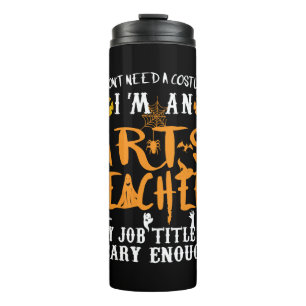 Art Teacher Halloween Funny Costume Thermal Tumbler