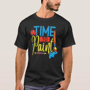 Art Teacher Paint Artist Artsy Crafts Arts School T-Shirt